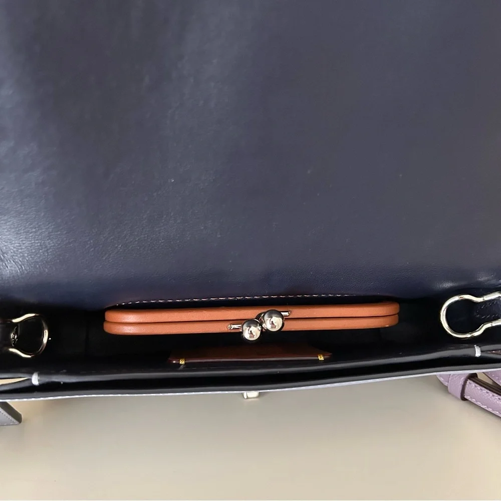 Coach Crossbody Dinky With Meadow Prairie Print in Silver Mist - Picture 2 of 7